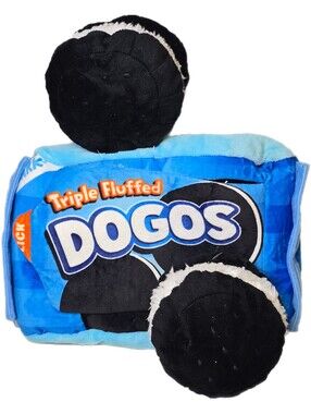 Bark Box “ Dogo Dunkers ” 3 Piece Dog Toy Oreo Package & 2 Cookies NWOT